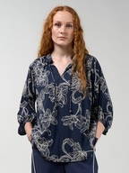 Madly Sweetly Blueprint Blouse