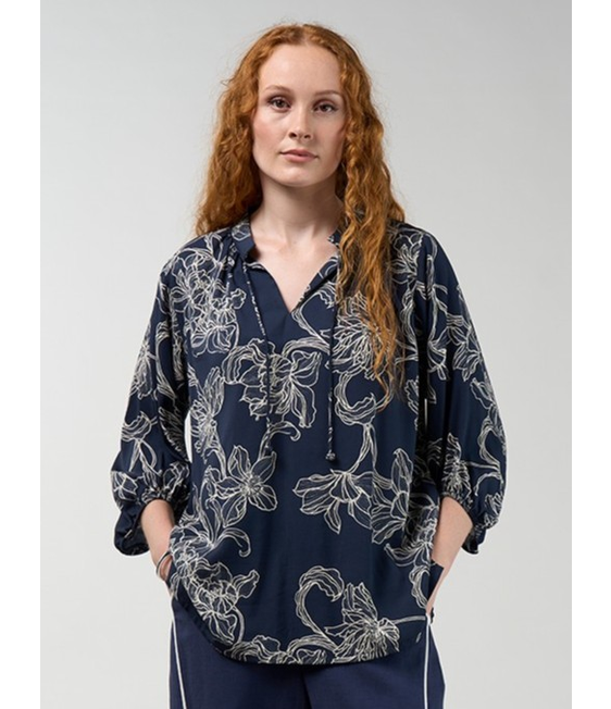 Madly Sweetly Blueprint Blouse