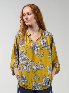 Madly Sweetly Blueprint Blouse-style-MCRAES