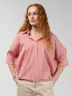 Madly Sweetly Connect Stripe Shirt-style-MCRAES