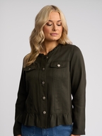 Vassalli Jacket with Frill Hem