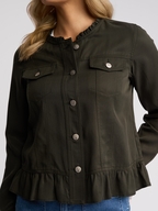 Vassalli Jacket with Frill Hem