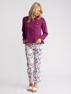 Vassalli Jacket with Frill Hem