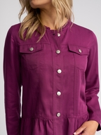 Vassalli Jacket with Frill Hem