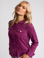 Vassalli Jacket with Frill Hem