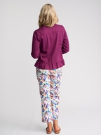 Vassalli Jacket with Frill Hem