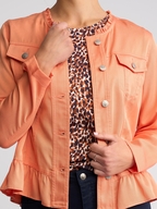 Vassalli Jacket with Frill Hem