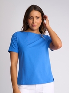 Vassalli Raya Boat Neck Top