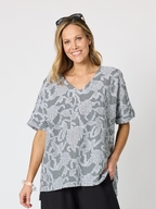 Clarity Tapestry Print Top