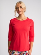 Vassalli Canyon Top - Boat Neck with 3/4 Sleeve