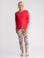 Vassalli Canyon Top - Boat Neck with 3/4 Sleeve
