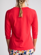 Vassalli Canyon Top - Boat Neck with 3/4 Sleeve