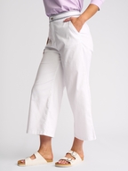 Vassalli Atlanta Jean - Wide Leg Ankle Grazer with Stripe Trim 