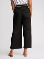 Vassalli Atlanta Jean - Wide Leg Ankle Grazer with Stripe Trim 
