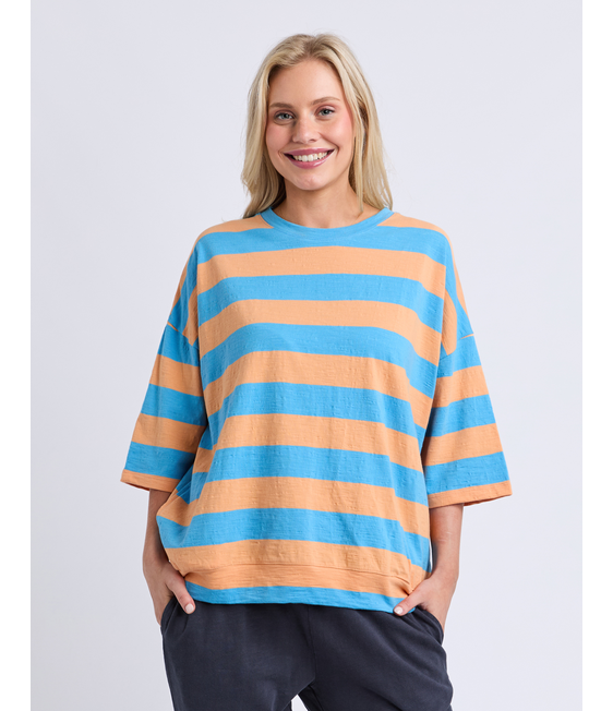 ELM Mazie Block Stripe Sweat