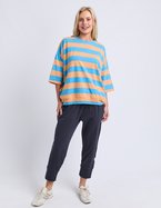 ELM Mazie Block Stripe Sweat