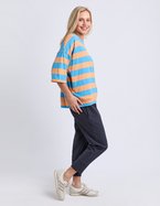 ELM Mazie Block Stripe Sweat