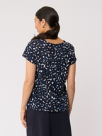 Foil Seams Sew Linen Top