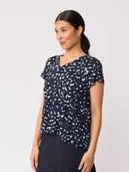 Foil Seams Sew Linen Top