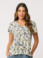 Foil Seams Sew Linen Top