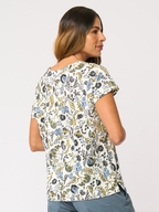 Foil Seams Sew Linen Top