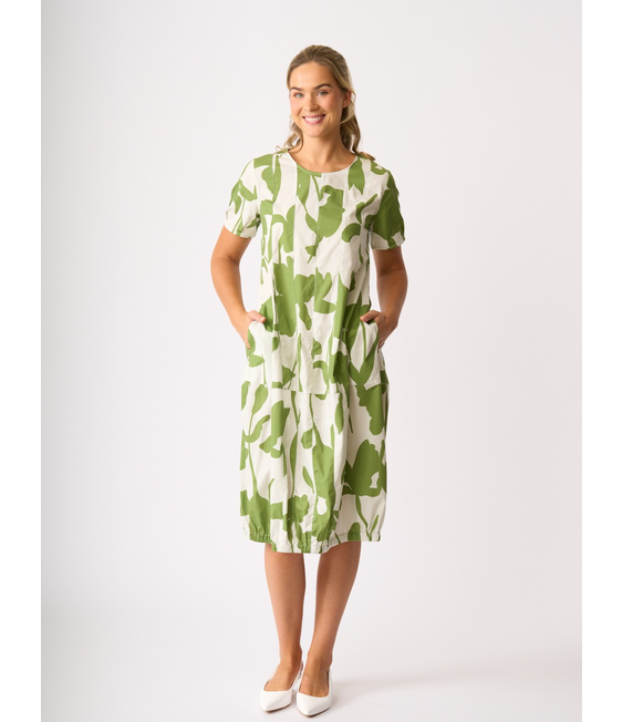 Foil Pleated Maxi Dress