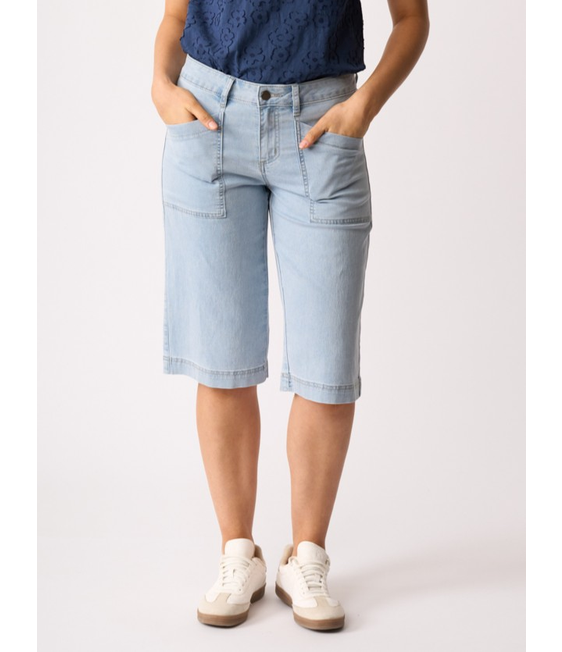 Memo Denim Utility Short