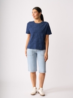 Memo Denim Utility Short