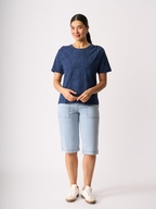 Memo Denim Utility Short