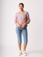 Memo Denim Capris