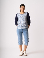 Memo Denim Capris