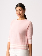Oh Three Contrst Rib Jumper