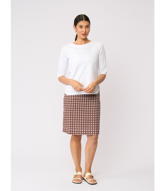 Esplanade Tee-rific Print Skirt