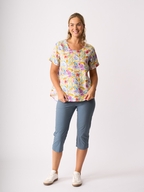 Preen Linen Swing Hem Top