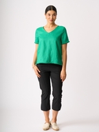 Foil Benefits Galore Linen Top