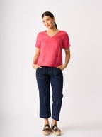 Foil Benefits Galore Linen Top