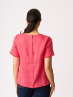 Foil Benefits Galore Linen Top