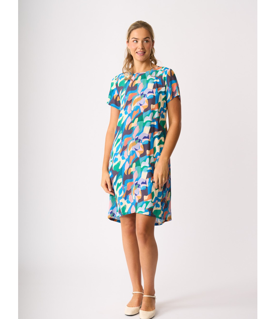 Foil Swing Back Dress