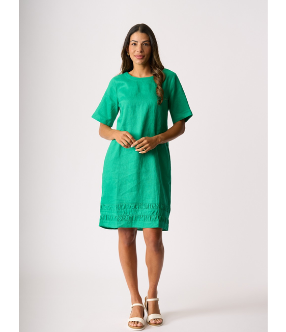 Foil Linen Crowd Pleaser Dress