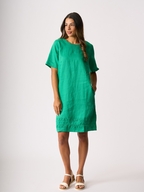 Foil Linen Crowd Pleaser Dress