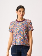 Foil Rib Vibes Top
