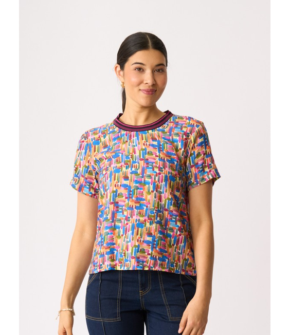 Foil Rib Vibes Top