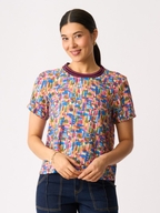 Foil Rib Vibes Top