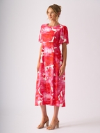 Foil Sip Happens Tea Dress