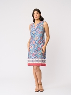 Foil Sun-Sational Linen Dress