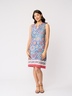 Foil Sun-Sational Linen Dress