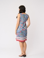 Foil Sun-Sational Linen Dress