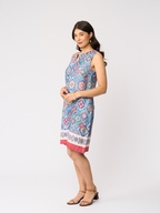 Foil Sun-Sational Linen Dress