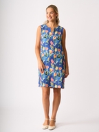 Foil Sun-Sational Linen Dress