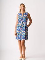 Foil Sun-Sational Linen Dress